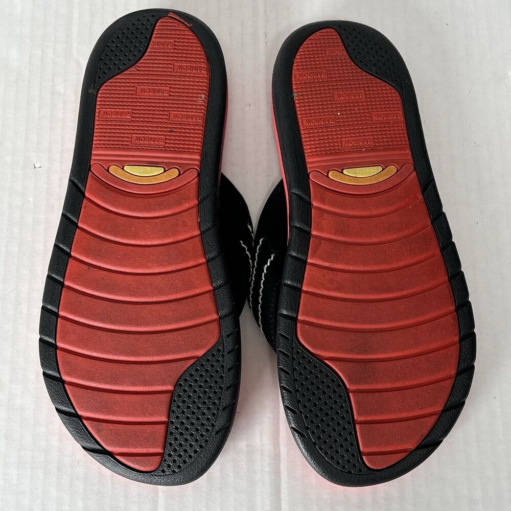 Rainbow East Cape Flip Flops Molded Rubber Slip On Comfort Sandals NCSU Mens 11 - Picture 11 of 16